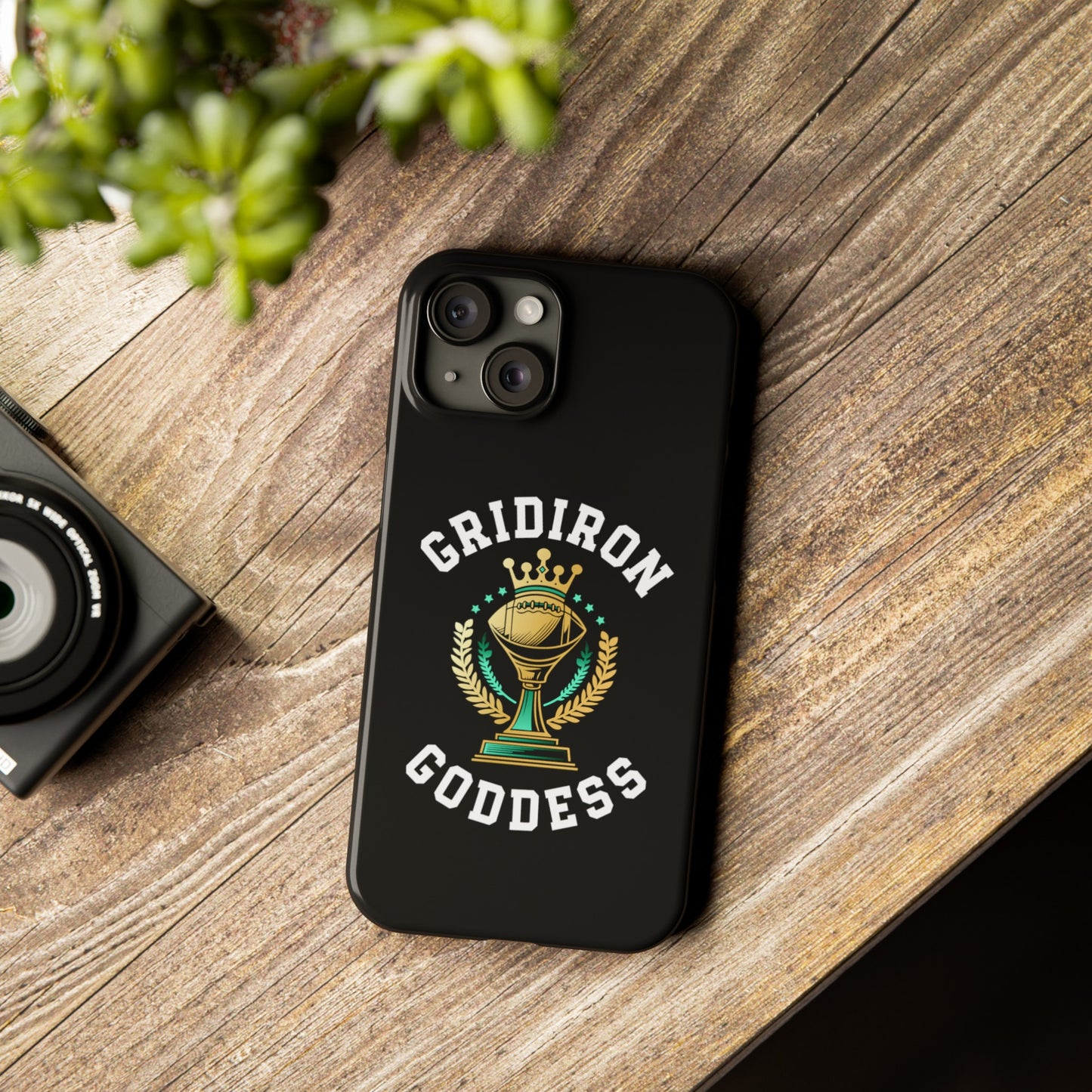 Gridiron Goddess Slim Phone Cases