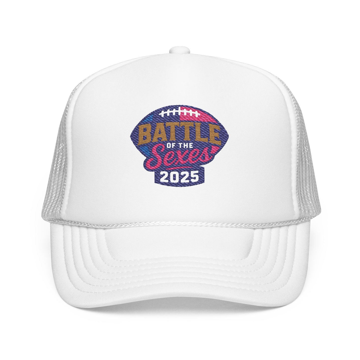 Battle of the Sexes Foam Trucker Hat – Embroidered Logo