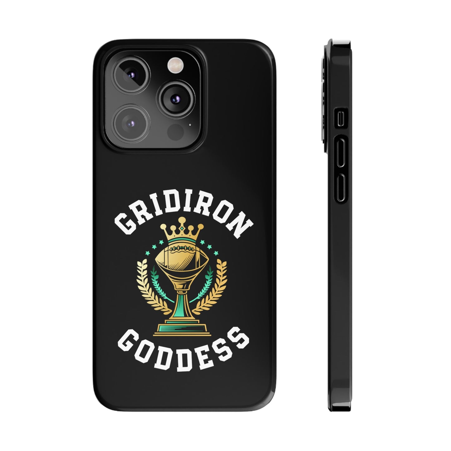 Gridiron Goddess Slim Phone Cases