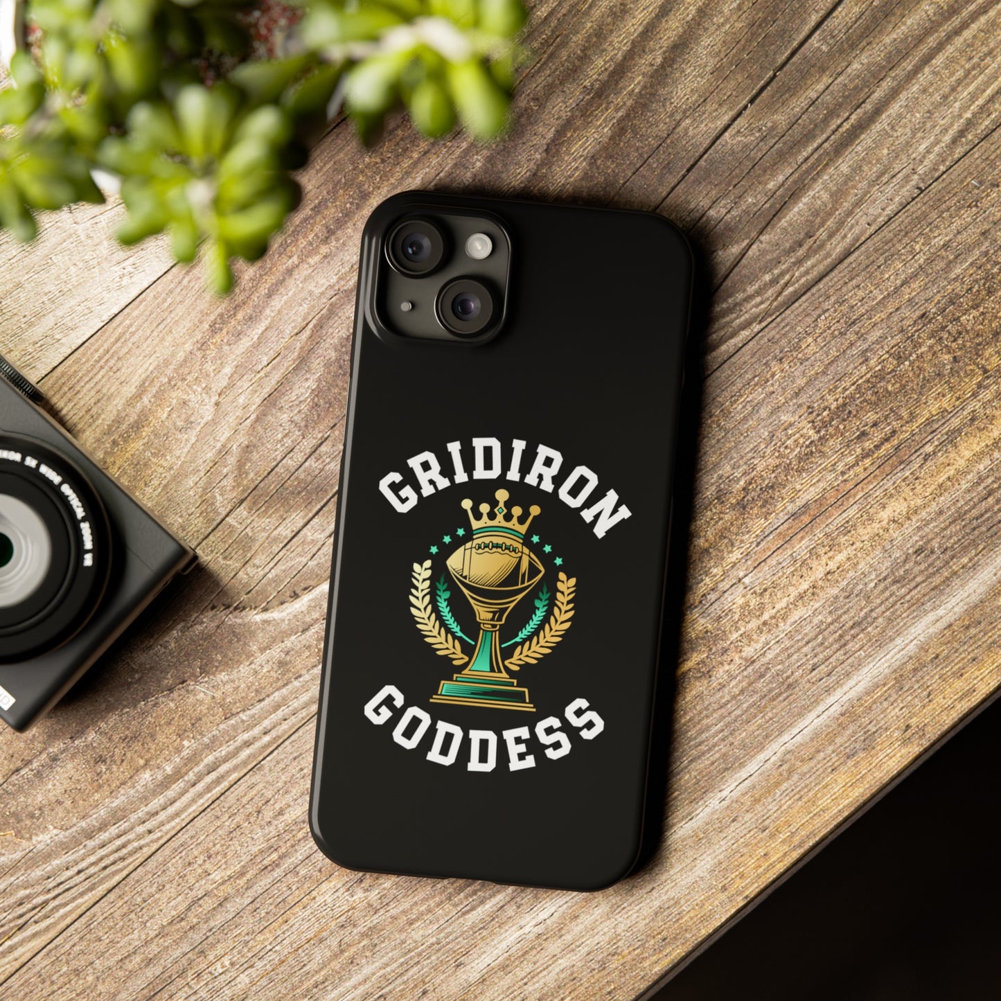 Gridiron Goddess Slim Phone Cases