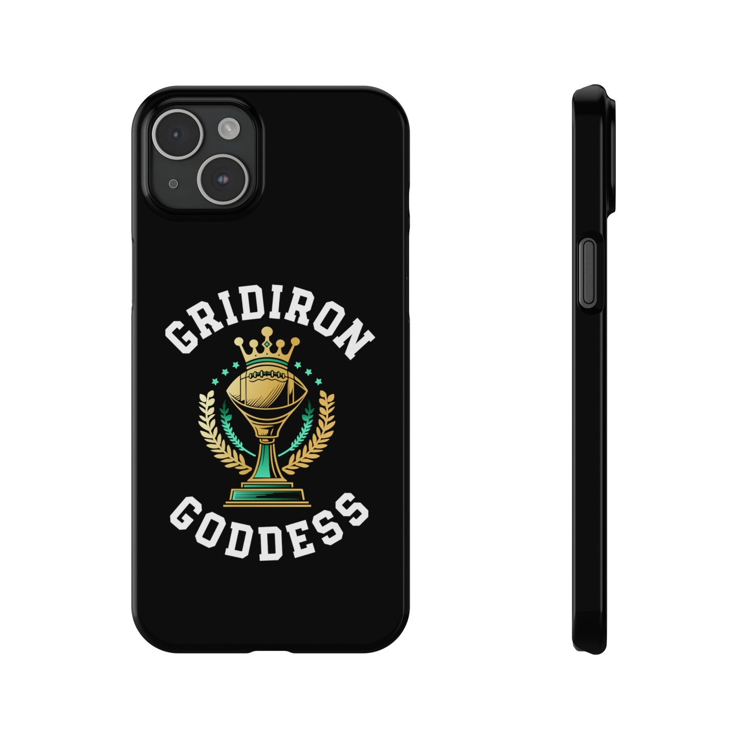 Gridiron Goddess Slim Phone Cases