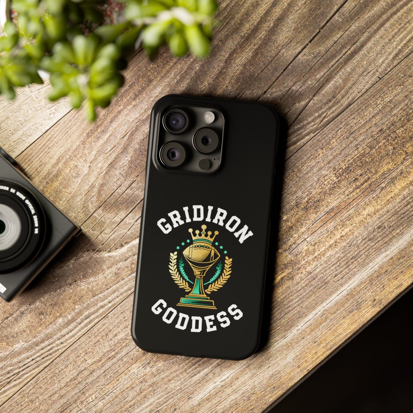 Gridiron Goddess Slim Phone Cases