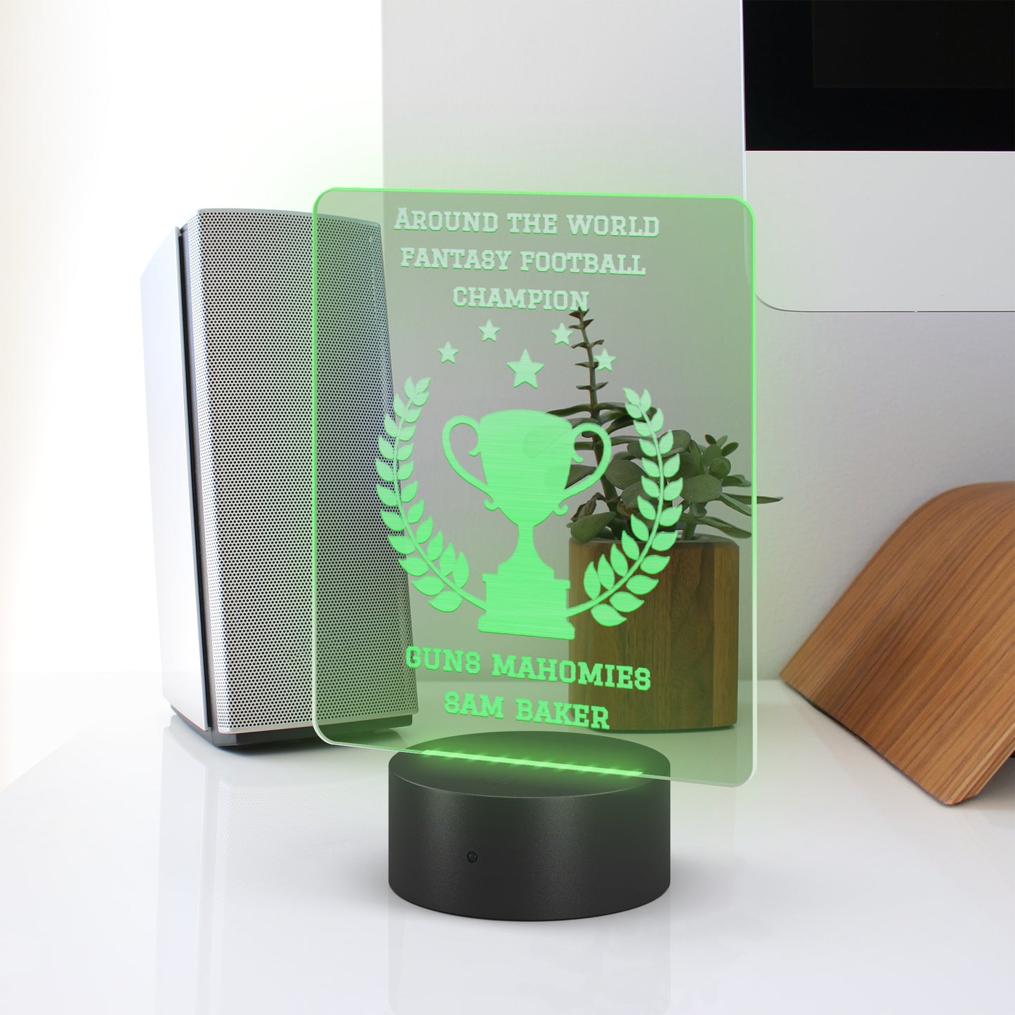 LED Light Up Championship Plaque
