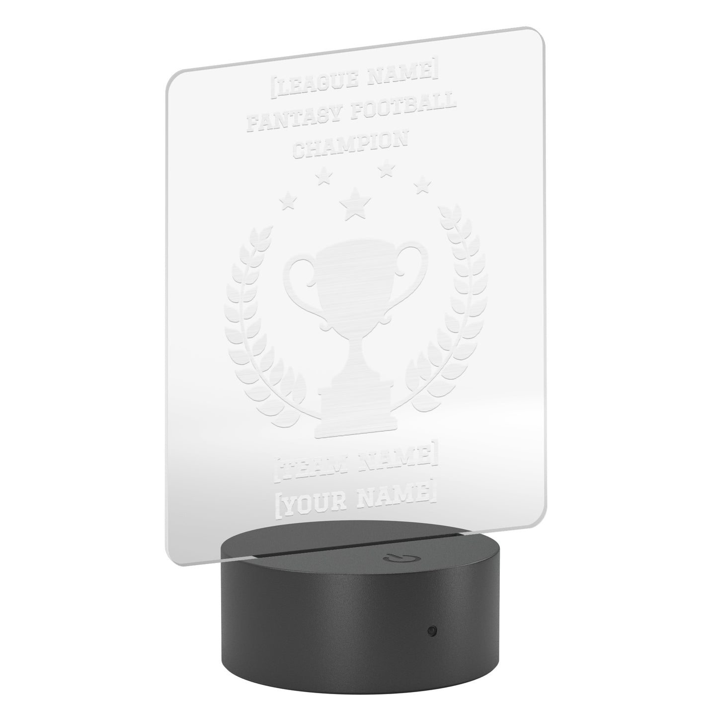 LED Light Up Championship Plaque