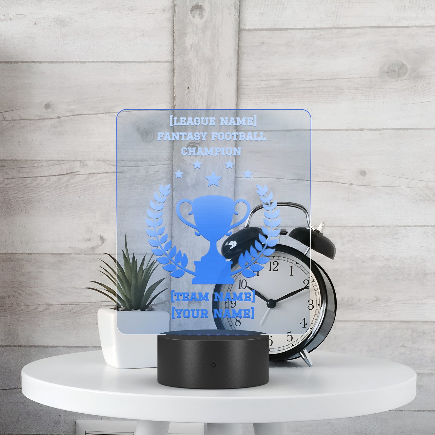 LED Light Up Championship Plaque