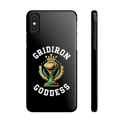 Gridiron Goddess Slim Phone Cases
