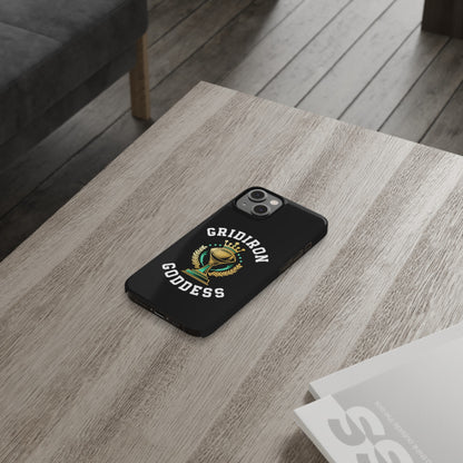 Gridiron Goddess Slim Phone Cases