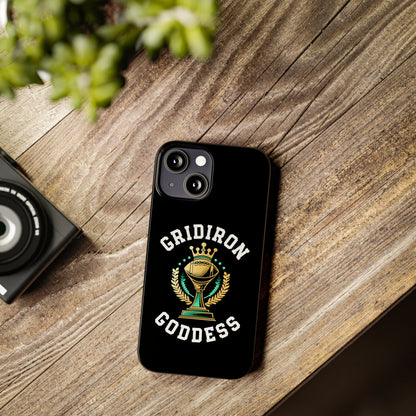 Gridiron Goddess Slim Phone Cases