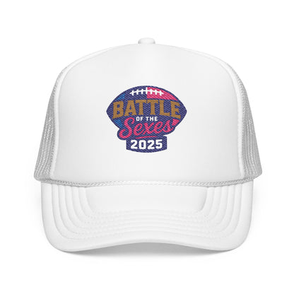 Battle of the Sexes Foam Trucker Hat – Embroidered Logo