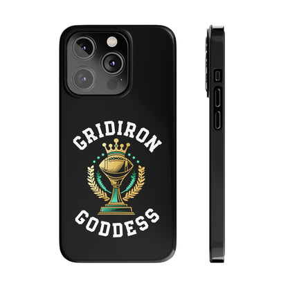 Gridiron Goddess Slim Phone Cases