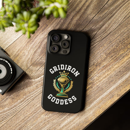 Gridiron Goddess Slim Phone Cases