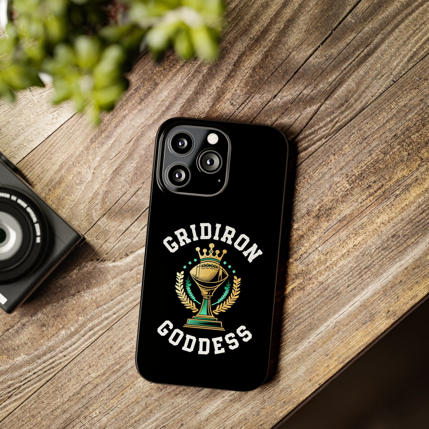Gridiron Goddess Slim Phone Cases