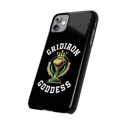 Gridiron Goddess Slim Phone Cases