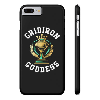 Gridiron Goddess Slim Phone Cases