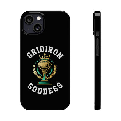 Gridiron Goddess Slim Phone Cases