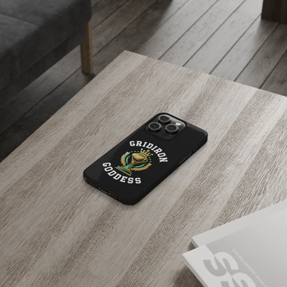 Gridiron Goddess Slim Phone Cases