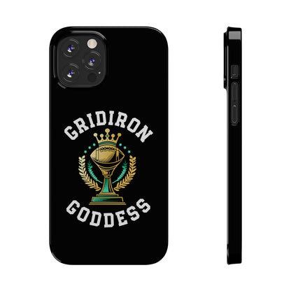 Gridiron Goddess Slim Phone Cases