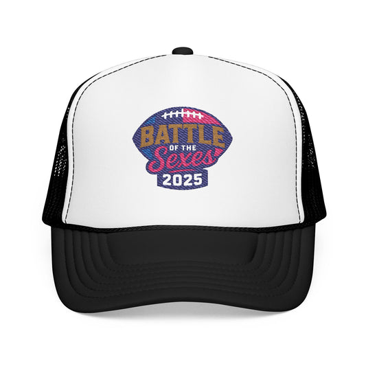 Battle of the Sexes Foam Trucker Hat – Embroidered Logo