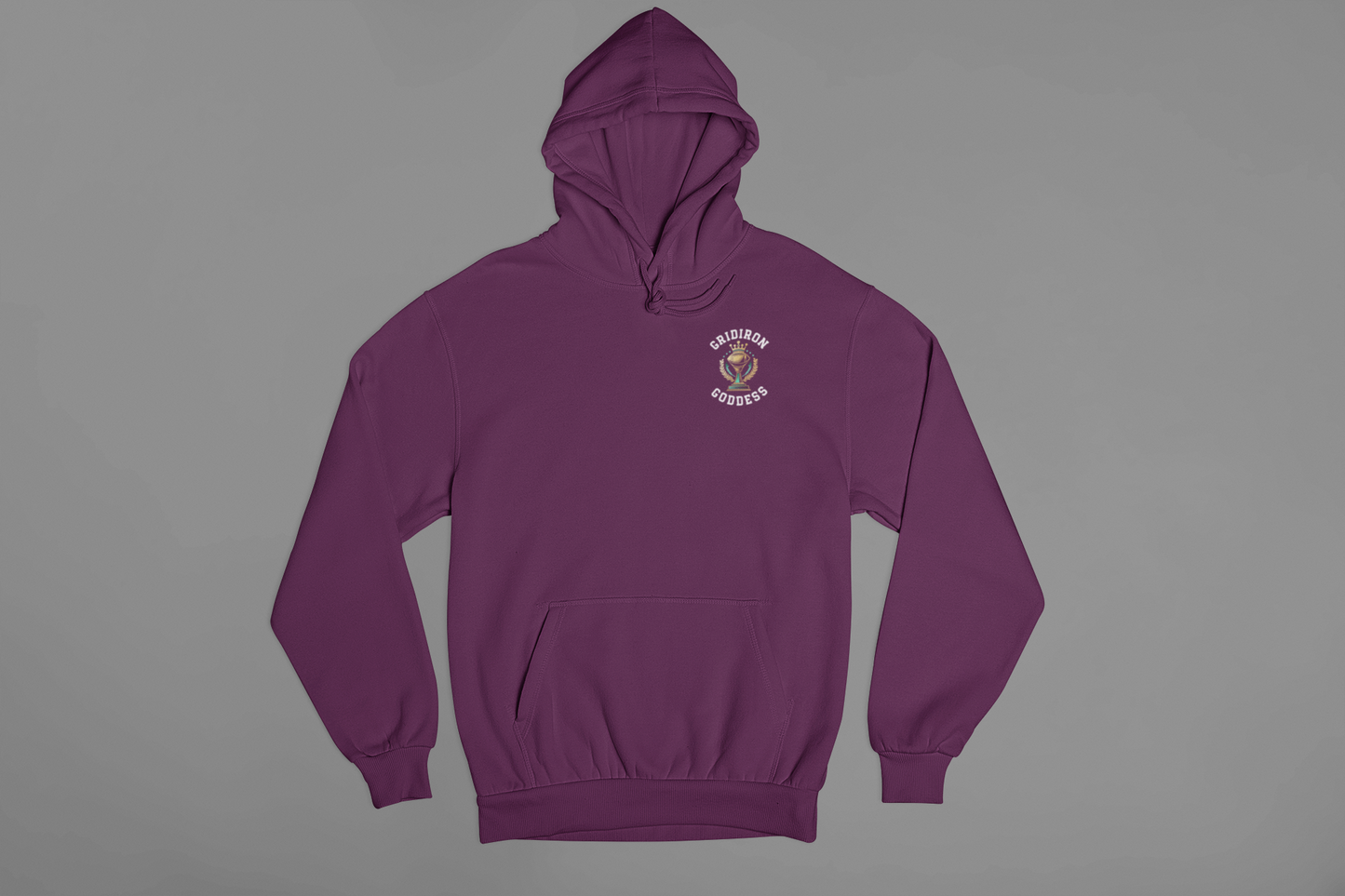 Organic Cotton Gridiron Goddess Hoodie